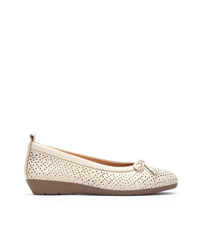 Pikolinos Ballerinas in Leder Aledo für Frauen Farbe Beige von Pikolinos