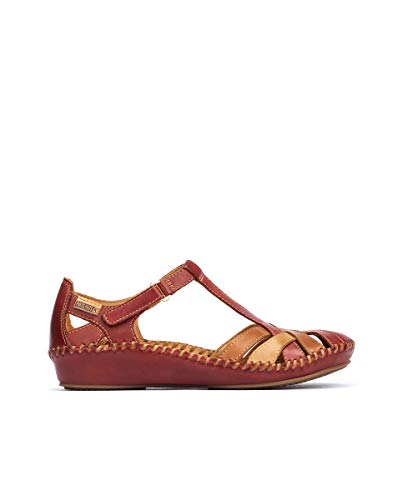 Pikolinos Halboffene Schuhe in Leder P. Vallarta für Frauen Farbe Sandia von Pikolinos