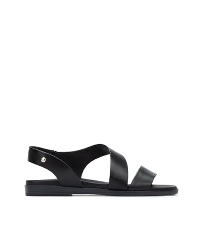 Pikolinos Flache Sandalen in Leder Formentera für Frauen Farbe Black von Pikolinos