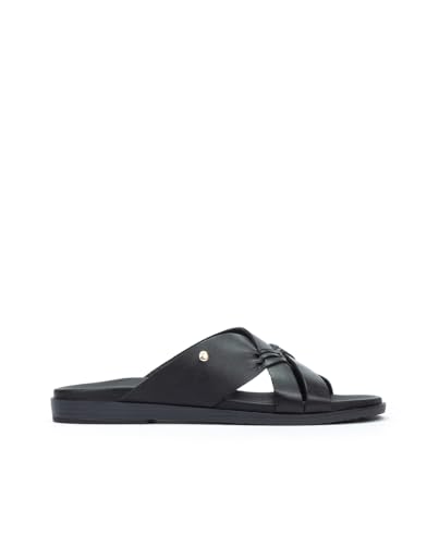 Pikolinos Flache Sandalen in Leder Formentera für Frauen Farbe Negro von Pikolinos