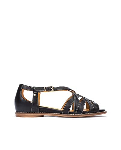 Pikolinos Flache Sandalen in Leder Talavera für Frauen Farbe Negro Pikolinos Flache Sandalen in Leder Talavera für Frauen Farbe Negro von Pikolinos