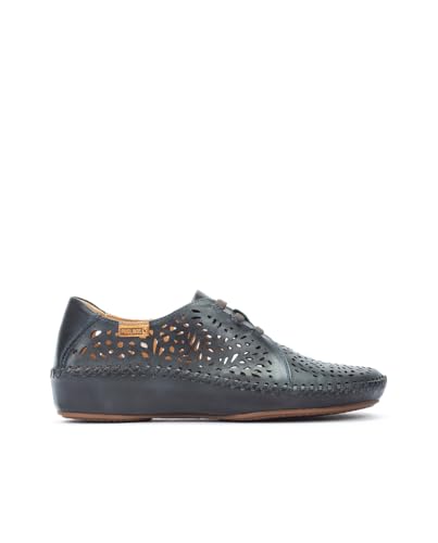 Pikolinos Flache Schuhe in Leder P. Vallarta für Frauen Farbe Ocean von Pikolinos