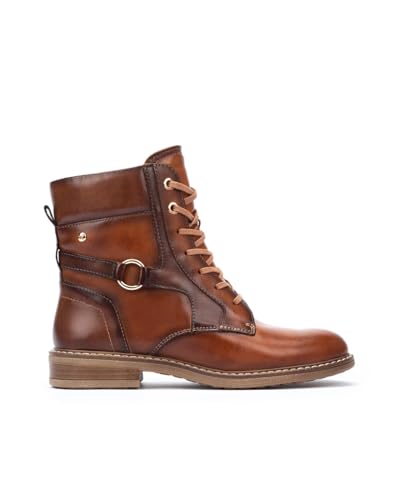 Pikolinos Flache Stiefeletten in Leder ALDAYA für Frauen Farbe Brandy von Pikolinos