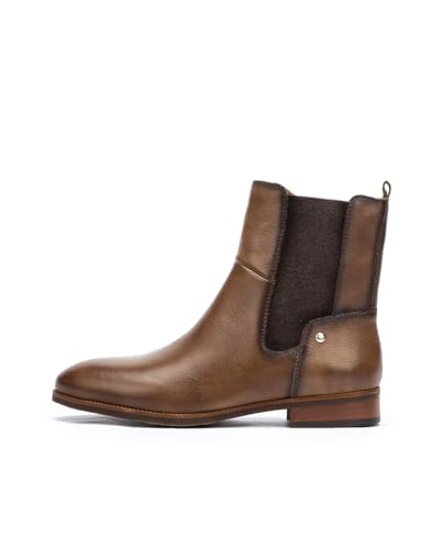 Pikolinos Flache Stiefeletten in Leder ROYAL für Frauen Farbe Verde von Pikolinos