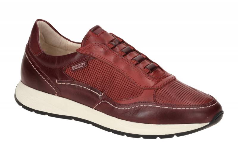 Pikolinos GETAFE M2B-6284C1 garnet rot - bequeme Slipper f?r Herren von Pikolinos