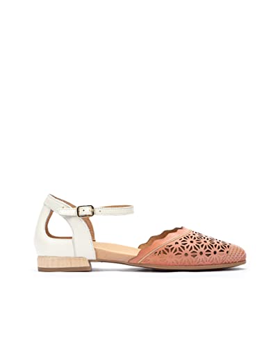 Pikolinos Halboffene Schuhe in Leder BENISSA für Frauen Farbe Naranja von Pikolinos