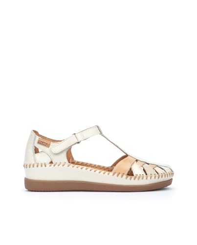Pikolinos Halboffene Schuhe in Leder CADAQUES für Frauen Farbe NATA von Pikolinos