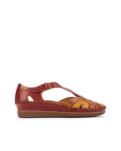 Pikolinos Halboffene Schuhe in Leder CADAQUES für Frauen Farbe Sandia von Pikolinos