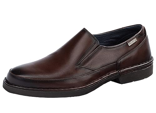 Pikolinos Herren Slipper elegant Leder Stretch Inca M3V-3082, Größe:44 EU, Farbe:Braun von Pikolinos