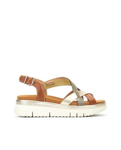 Pikolinos Keilsandalen in Leder Palma für Frauen Farbe Brandy-CIT Pikolinos Keilsandalen in Leder Palma für Frauen Farbe Brandy-CIT von Pikolinos