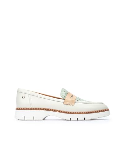 Pikolinos Mokassins in Leder HENARES für Frauen Farbe Blanco von Pikolinos