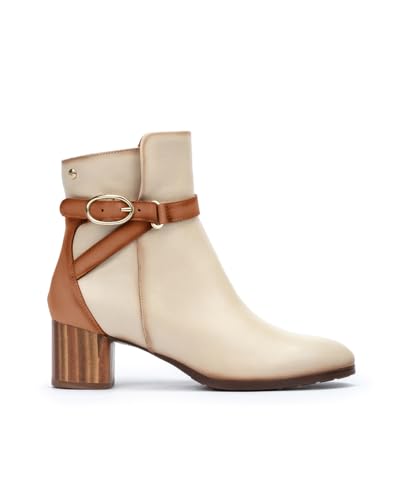 Pikolinos Stiefeletten mit Absatz in Leder CALAFAT für Frauen Farbe Beige von Pikolinos