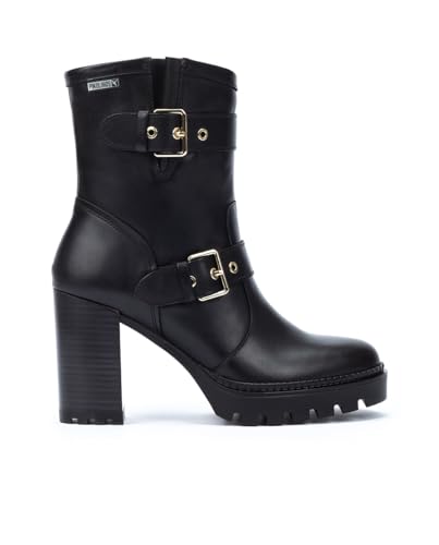 Pikolinos Stiefeletten mit Absatz in Leder CERVERA für Frauen Farbe Negro von Pikolinos