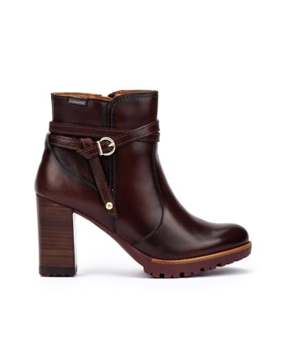 Pikolinos Stiefeletten mit Absatz in Leder Connelly für Frauen Farbe CAOBA von Pikolinos