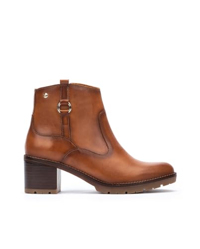 Pikolinos Stiefeletten mit Absatz in Leder LLANES für Frauen Farbe Brandy von Pikolinos
