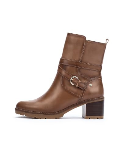 Pikolinos Stiefeletten mit Absatz in Leder LLANES für Frauen Farbe Marrón von Pikolinos