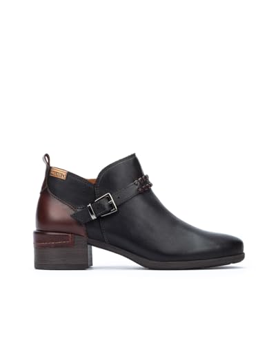 Pikolinos Stiefeletten mit Absatz in Leder Malaga für Frauen Farbe Black von Pikolinos