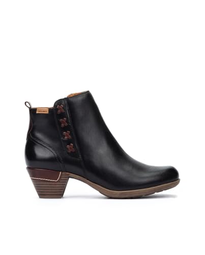 Pikolinos Stiefeletten mit Absatz in Leder Rotterdam für Frauen Farbe Black von Pikolinos