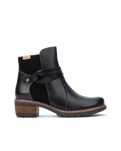 Pikolinos Stiefeletten mit Absatz in Leder SAN Sebastia für Frauen Farbe Black von Pikolinos