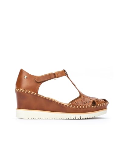 Pikolinos Keilsandalen in Leder AGUADULCE für Frauen Farbe Brandy von Pikolinos