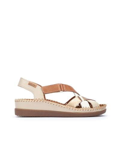 Pikolinos Keilsandalen in Leder CADAQUES für Frauen Farbe MARFIL von Pikolinos