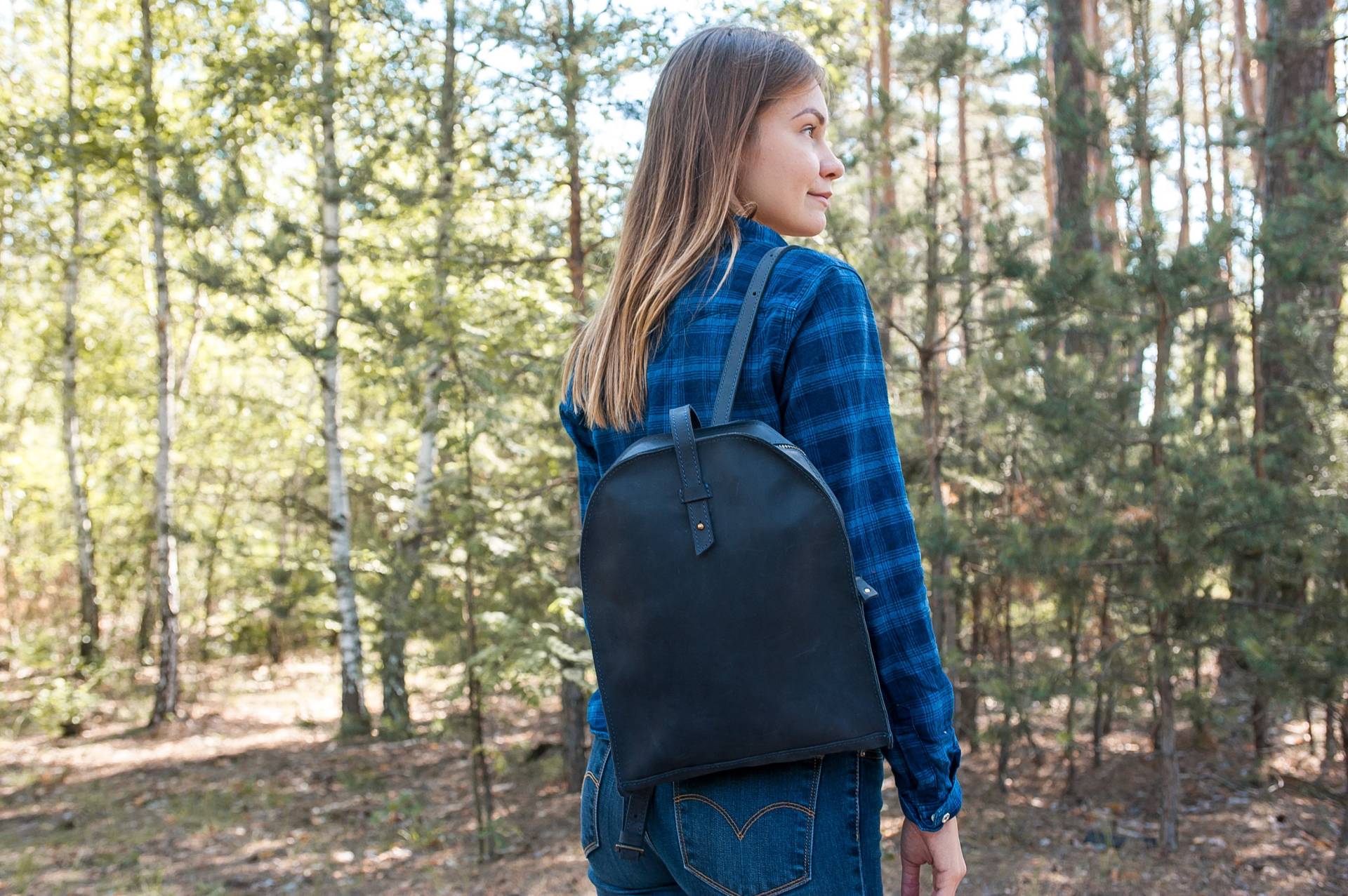 Damen Rucksack Geldbörse, Frauen Leder, Kleine Geldbörse, Echt Leder Rucksack, Handgefertigter Für Frauen von Pikore