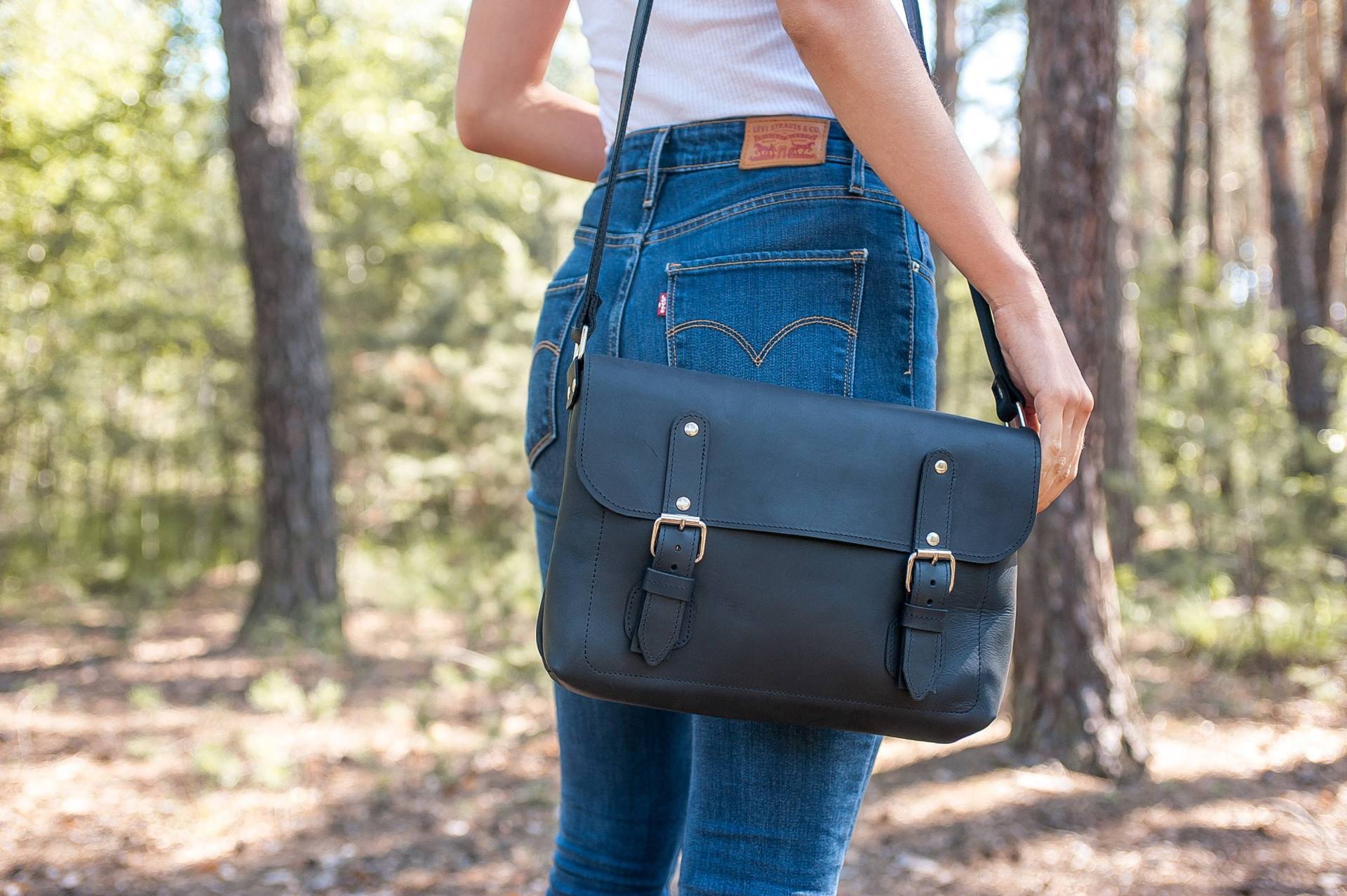 Umhängetasche Aus Leder, Umhängetasche, Ledertasche, Ledertasche von Pikore