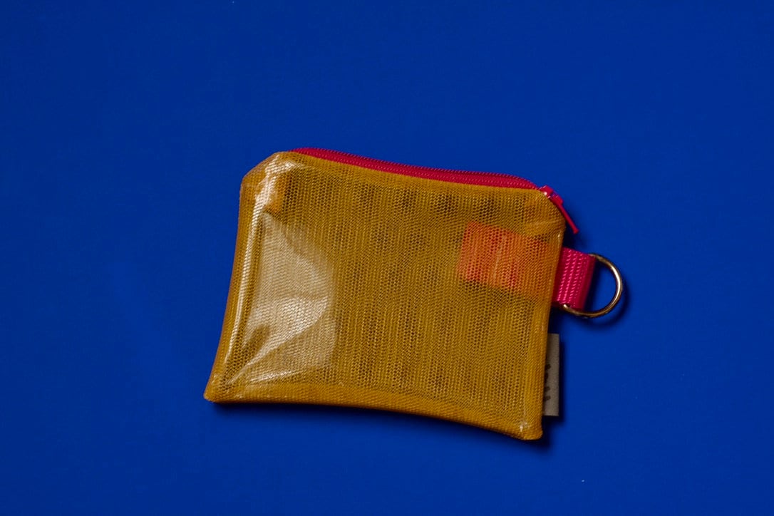 Mini Jay Coin Porte-Monnaie Portefeuille Maille Transparente Senf & Brombeere Mini Jay Coin Porte-Monnaie Portefeuille Maille Transparente Senf & Brombeere von Pikto3000