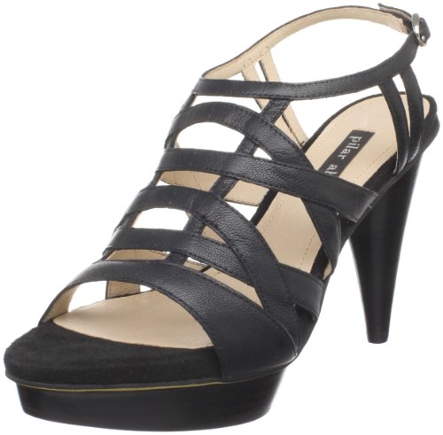Pilar Abril Arabella 08768, Damen, Sandalen/Fashion-Sandalen, Schwarz (Schwarz 01), EU 39 von Pilar Abril