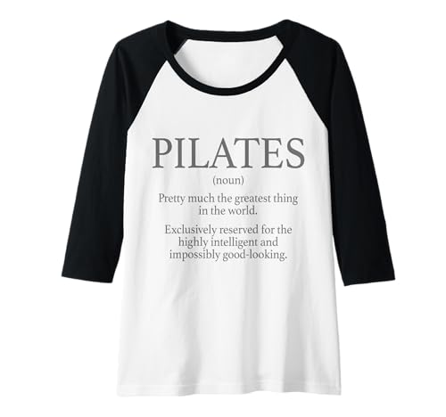 Damen Pilates Definition Lustig Yoga Pilates Lehrer Sport Raglan Damen Pilates Definition Lustig Yoga Pilates Lehrer Sport Raglan von Pilates Apparel & Gifts