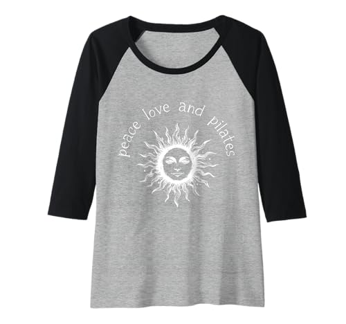 Damen Pilates Live Love Lustig Yoga Pilates Lehrer Sport Raglan Damen Pilates Live Love Lustig Yoga Pilates Lehrer Sport Raglan von Pilates Apparel & Gifts