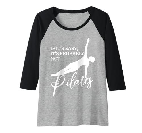 Damen Pilates Lustig Yoga Pilates Lehrer Sport Raglan Damen Pilates Lustig Yoga Pilates Lehrer Sport Raglan von Pilates Apparel & Gifts