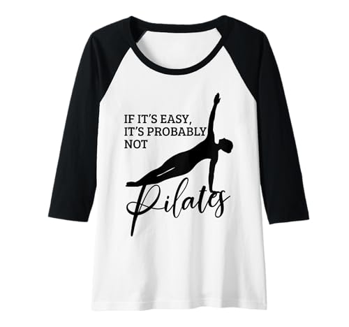 Damen Pilates Lustig Yoga Pilates Lehrer Sport Raglan von Pilates Apparel & Gifts