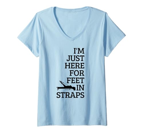 Damen Pilates Lustig Yoga Pilates Lehrer Sport T-Shirt mit V-Ausschnitt Damen Pilates Lustig Yoga Pilates Lehrer Sport T-Shirt mit V-Ausschnitt von Pilates Apparel & Gifts