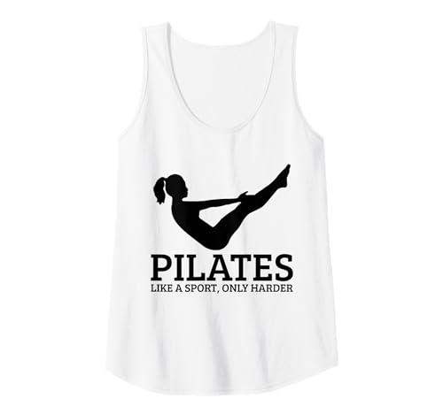 Damen Pilates wie EIN Sport nur härter Lustiger Pilates-Instruktor Tank Top von Pilates Apparel & Gifts