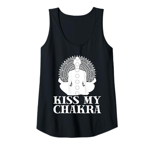 Damen Pilates Enthusiasten Kiss My Chakra Pilates Tank Top von Pilates Sprüche Designs Für Frauen Männer