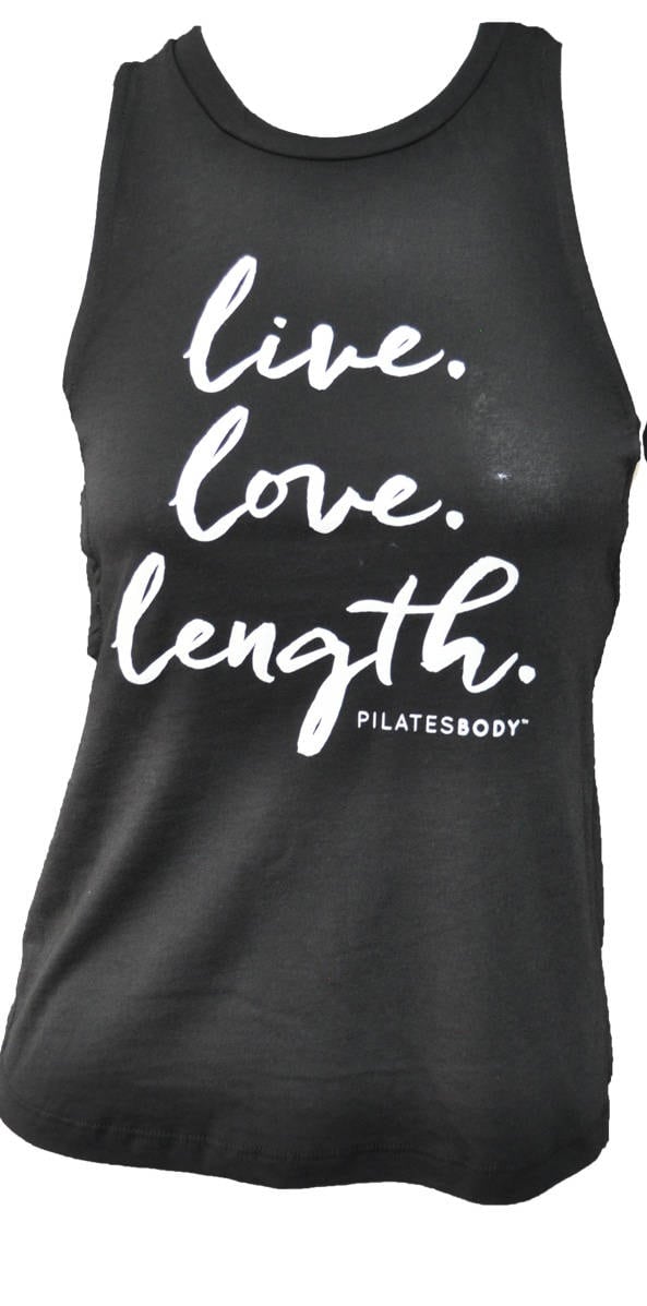 Live.love.länge Damen Pilates Tank/Liebhaber Fitness Geschenk Live.love.länge Damen Pilates Tank/Liebhaber Fitness Geschenk von PilatesBodyStore