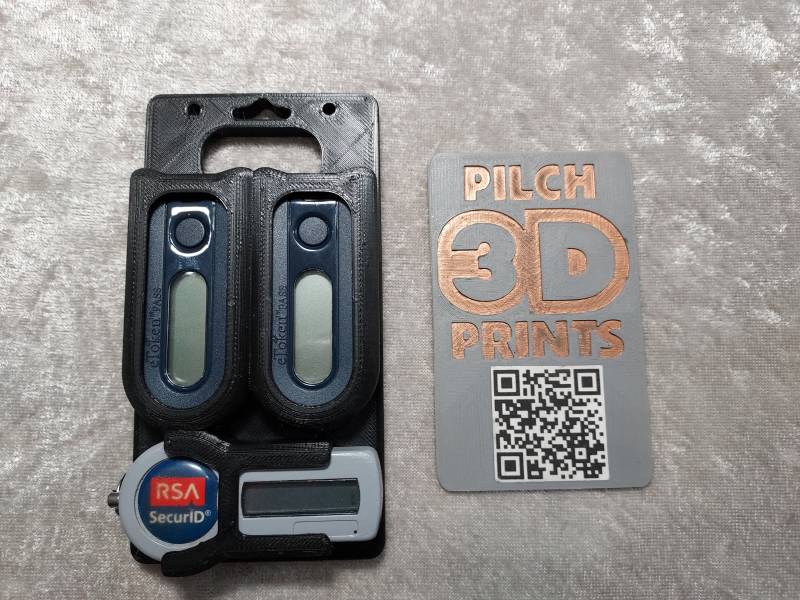 Dual Safenet Etoken Pass Und Rsa Sicherheits-Id | 1-4 Ausweishalter | Mehrere Farboptionen Verfügbar von PilchPrints3D