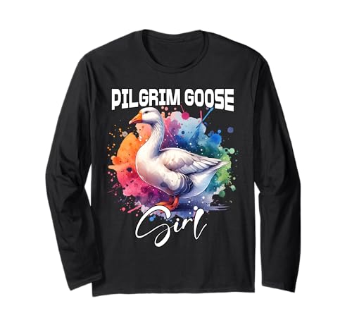 Pilgrim Goose Mädchen Pilgrim Gans Langarmshirt von Pilgrim Gans Designs Damen
