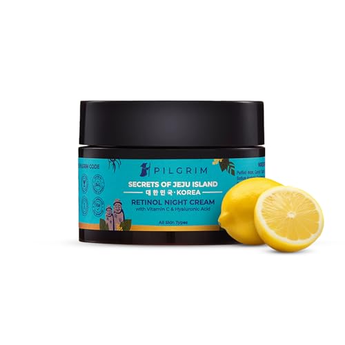 PILGRIM Koreanische Retinol-Anti-Aging-Nachtcreme mit Hyaluronsäure und Vitamin C. Entdecken Sie junge, faltenfreie und strahlende Haut, Anti-Aging-Creme für fettige und trockene Haut, für Männer und PILGRIM Koreanische Retinol-Anti-Aging-Nachtcreme mit Hyaluronsäure und Vitamin C. Entdecken Sie junge, faltenfreie und strahlende Haut, Anti-Aging-Creme für fettige und trockene Haut, für Männer und von Pilgrim