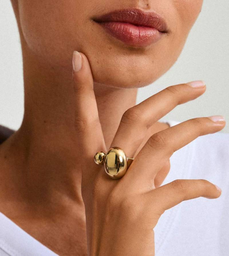 Pilgrim - Alvin - Vergoldeter Ring-Goldfarben von Pilgrim