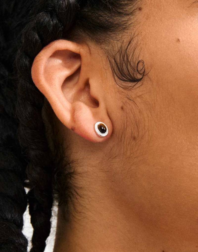 Pilgrim - Between - Versilberte Ohrringe von Pilgrim