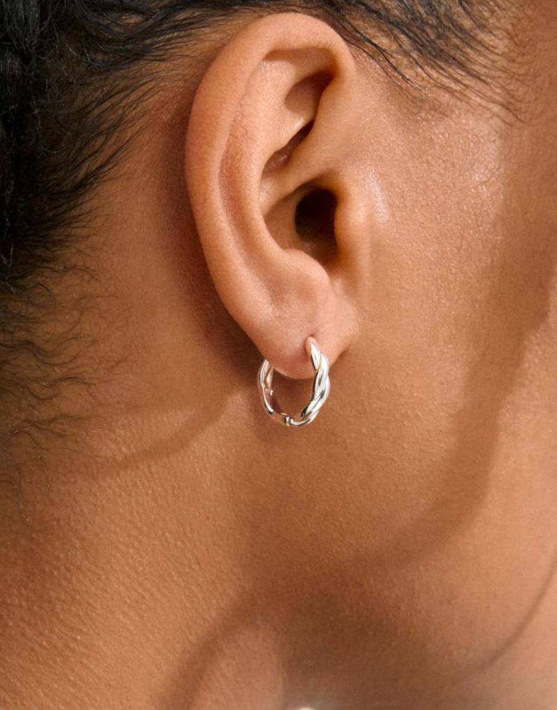 Pilgrim - Declan - Versilberte Ohrringe von Pilgrim