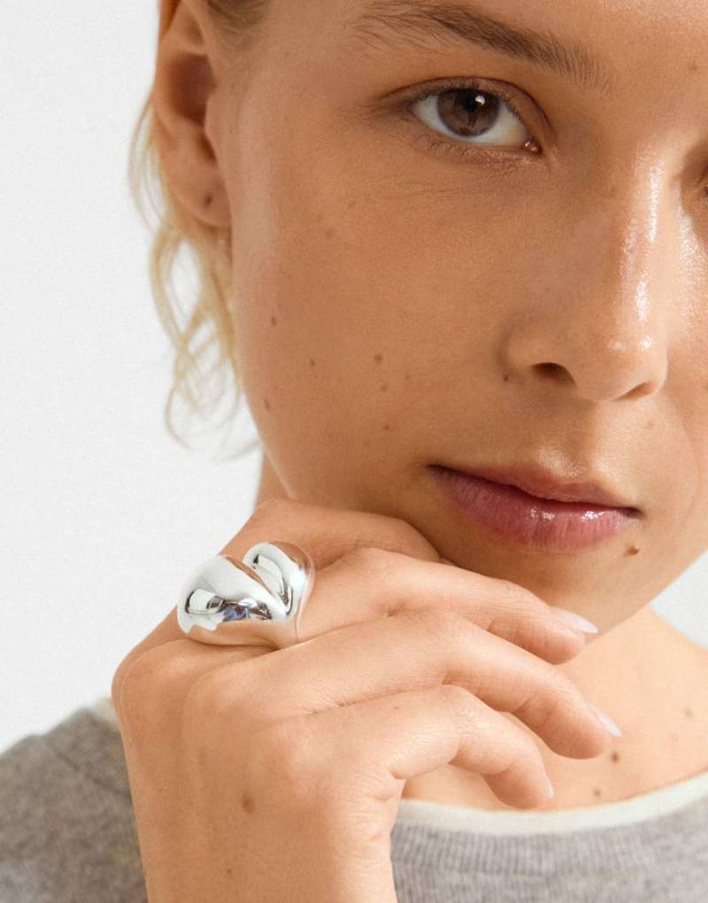Pilgrim - Maddix - Versilberter Ring von Pilgrim