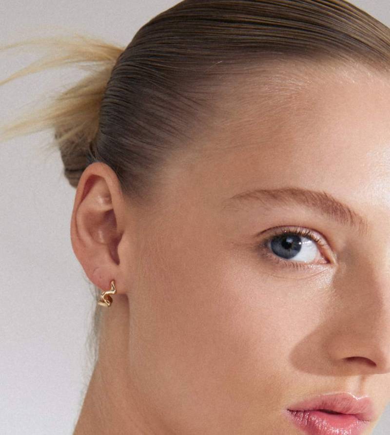 Pilgrim - Penelope - Vergoldete Ohrringe-Goldfarben von Pilgrim