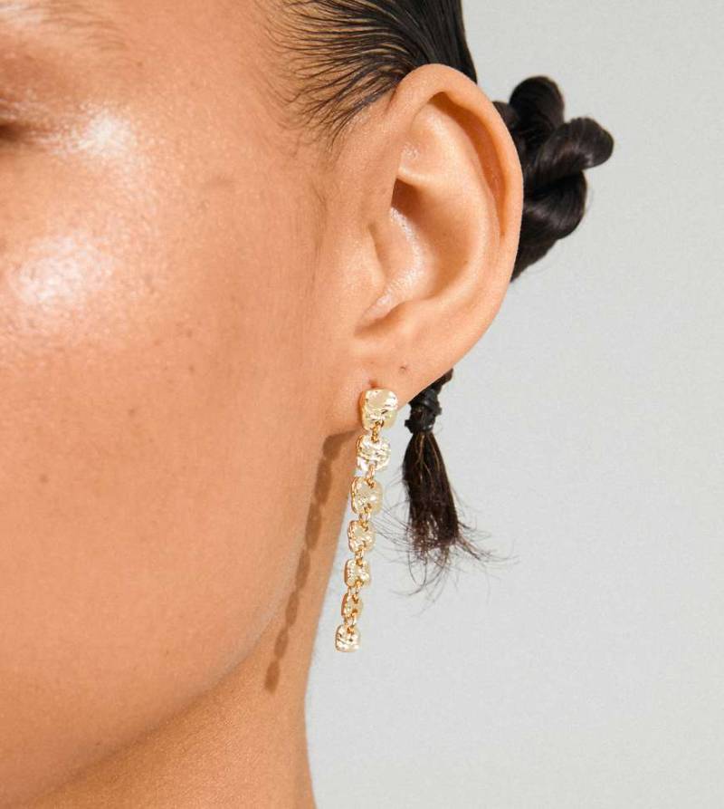 Pilgrim - Sense - Vergoldete Ohrringe-Goldfarben von Pilgrim