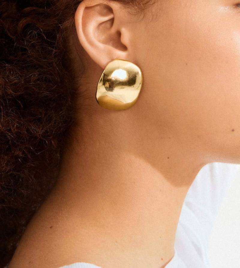 Pilgrim - Sparkle - Vergoldete Ohrringe-Goldfarben von Pilgrim