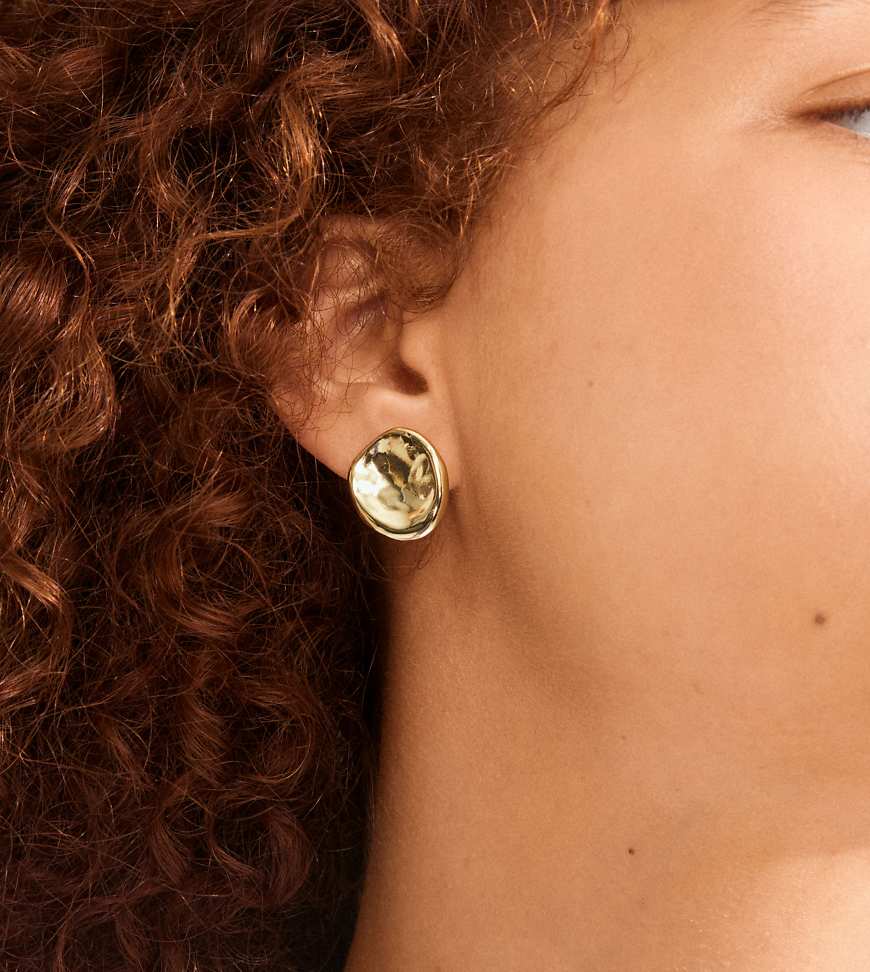 Pilgrim - Sparkle - Vergoldete Ohrringe-Goldfarben von Pilgrim