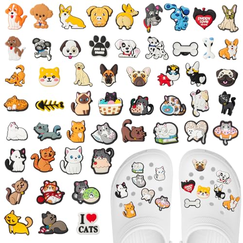 Pilikoll 52 Stücke Schuh Charm Kinder PVC-Schuhdekoration Cartoon-Schuhdekoration Schuh-Anhänger Charme Schuh Dekoration für Shoe Bands Armband Bracelet Party Children Gifts Party Favour von Pilikoll