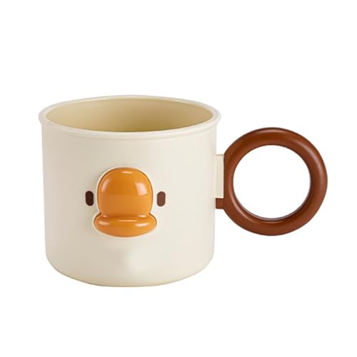 Cartoon Zahnbürste Tasse Kinder Zahnbürsten Tasse runde Zahnbürstenhalter Wasserbecher für Haushaltsbüro Reise Plastik Zahnbürste Tasse langlebige multi funktionale Standardgröße (S) von Pilipane